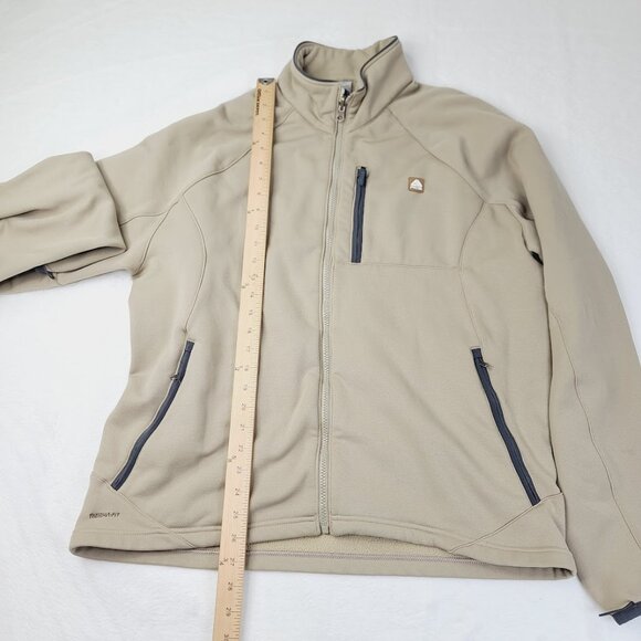 Nike ACG Men's Ecru Tan Therma Fit Long Sleeve Full Zip Winter Fleece Jacket L - Picture 3 of 9
